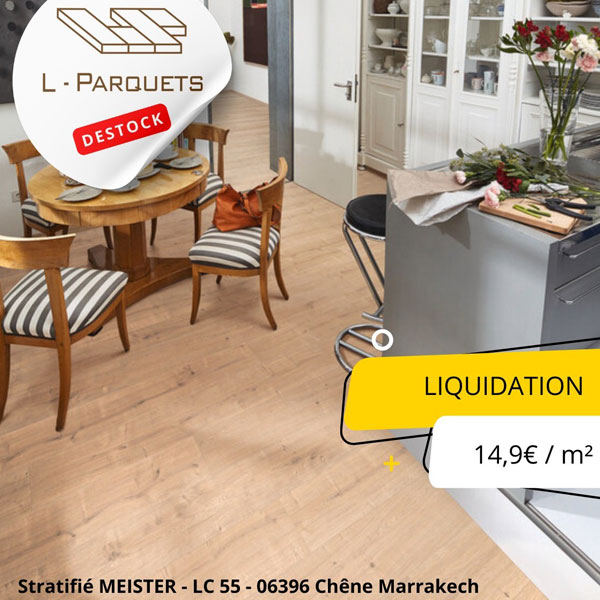 promo-9 destockage stratifié Parador en chêne naturel